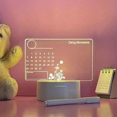 3d Acrylic Writing Board with Pen and Light